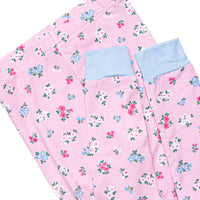 Floral Finds Bamboo Pajama Set, Pink