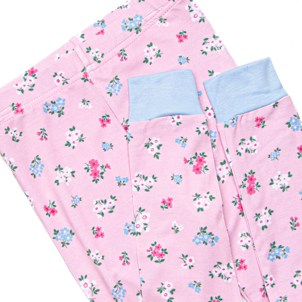 Floral Finds Bamboo Pajama Set, Pink