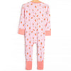 Berry Bow Bamboo Zippy Pajama, Pink
