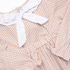 Classic Caroline Bubble, Tan Gingham