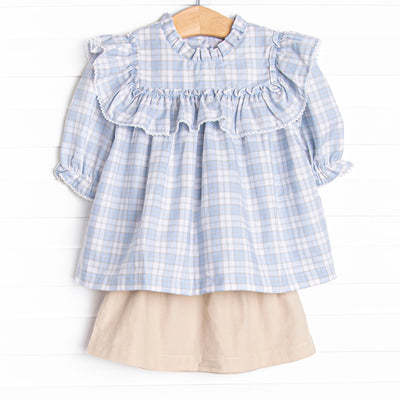Bleu: Francine Skirt Set, Blue