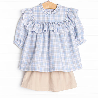 Bleu: Francine Skirt Set, Blue