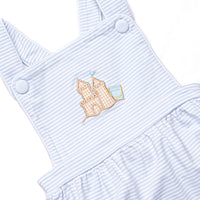 By the Sea Build Applique Sunsuit, Blue