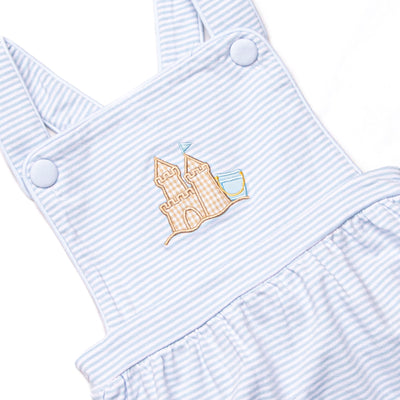 By the Sea Build Applique Sunsuit, Blue