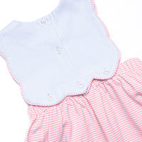 By the Sea Build Applique Side Tie Bubble, Pink