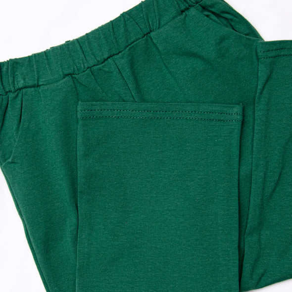 Evan Pant Set, Hunter Green Stripe