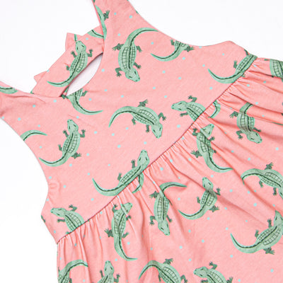 Everglade Gators Ruffle Short Set, Coral