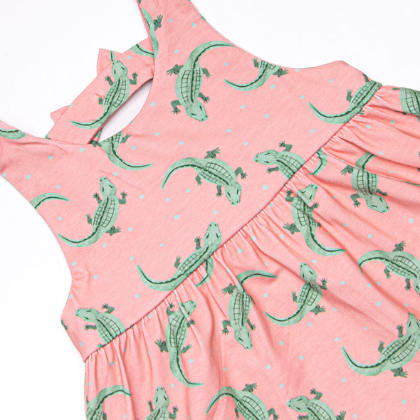 Everglade Gators Ruffle Short Set, Coral