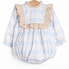 Picture Perfect Plaid Bubble, Blue