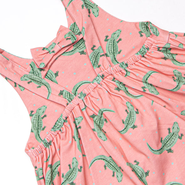 Everglade Gators Ruffle Short Set, Coral