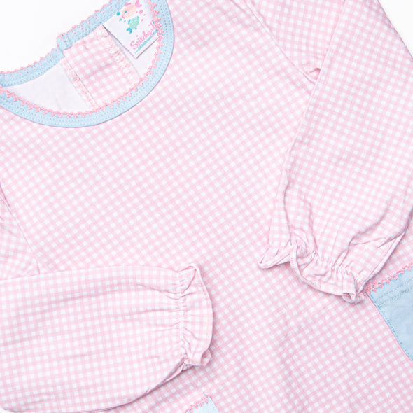 Grace Gingham Pocket Dress, Pink