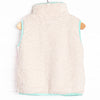 Kasey Color Block Vest, White