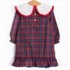 Traditional Tidings Dress, Blue
