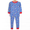 Blue Collar Builder Bamboo Pajama Set, Blue