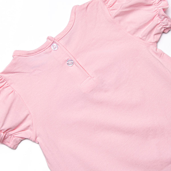 Spring Shades Applique Dress, Pink