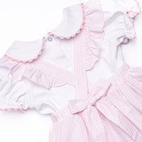Ocean Adventure Smocked Dress Set, Pink