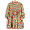 Late Summer Scarlet Smocked Dress, Red