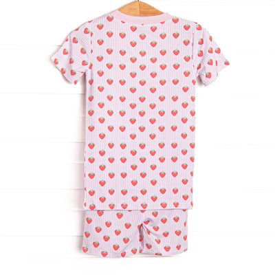 Sweetest Pick Bamboo Pajama Short Set, Pink