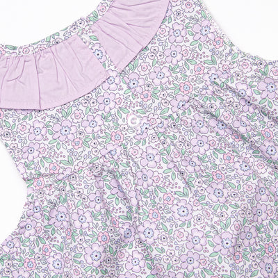 Lilac Love Ruffle Short Set, Purple