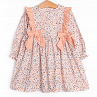 Berries and Bows Dress, Pink