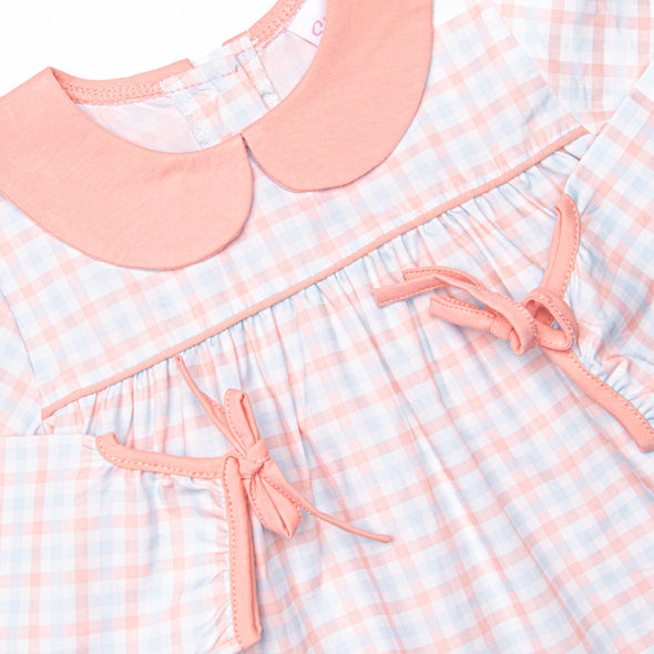 Plaid Promise Bloomer Set, Pink