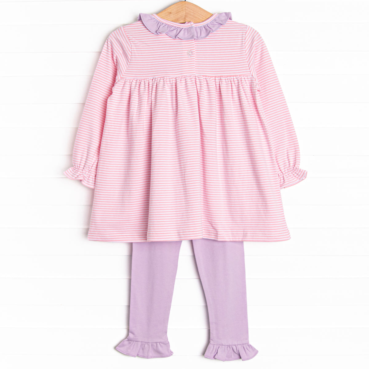 Best of Both Worlds Ruffle Legging Set, Pink – Stitchy Fish
