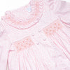 Bleu: Merritt Smocked Long Sleeve Bubble, Pink