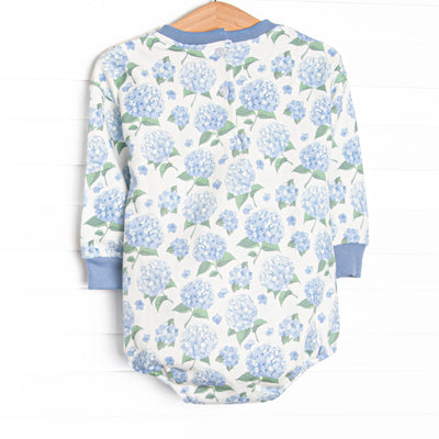 Hydrangea Blooms Sweatshirt Bubble, Blue