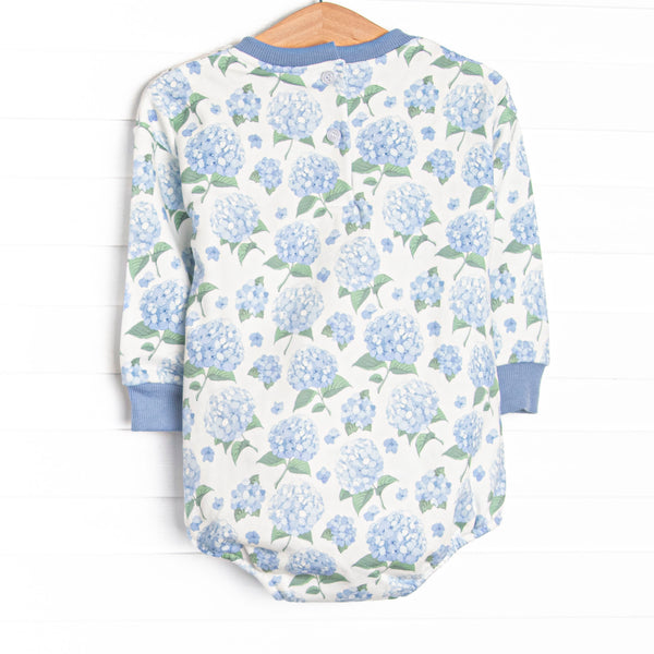 Hydrangea Blooms Sweatshirt Bubble, Blue
