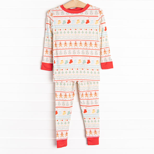 Decoration Daydream Bamboo Pajama Set, Red