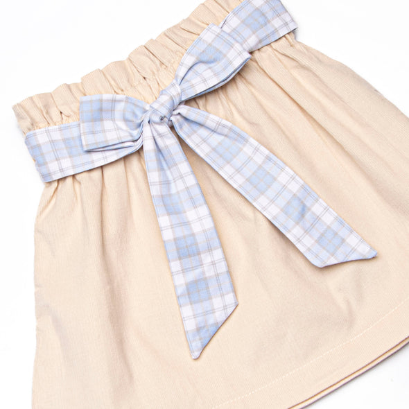 Bleu: Francine Skirt Set, Blue