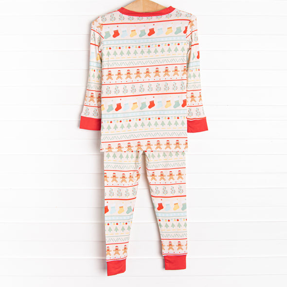 Decoration Daydream Bamboo Pajama Set, Red