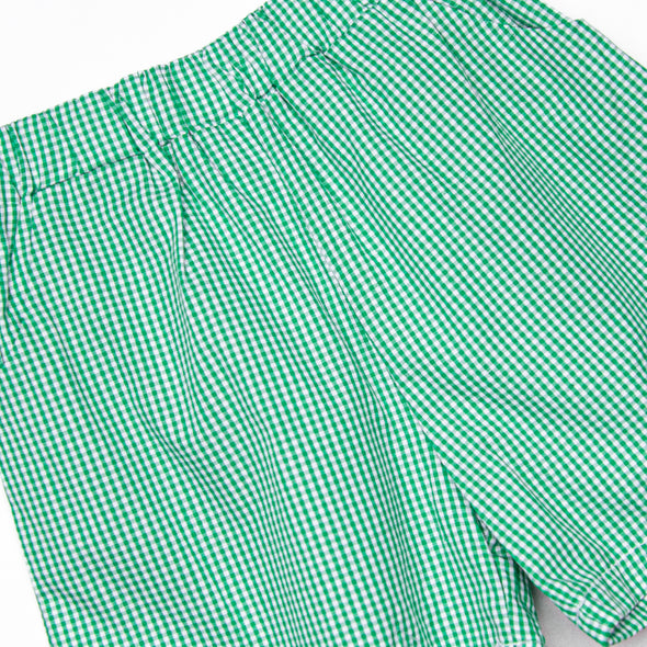 Perfect Slice Applique Short Set, Green