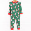 White Christmas Bamboo Pajama Set, Green