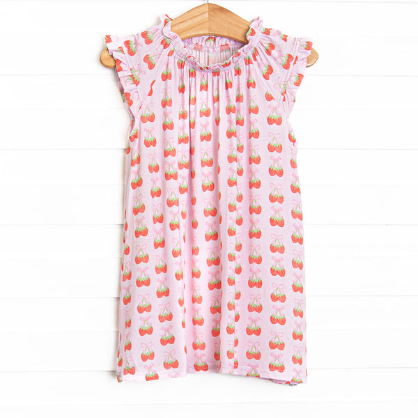 Strawberry Bundles Bamboo Night Gown, Pink
