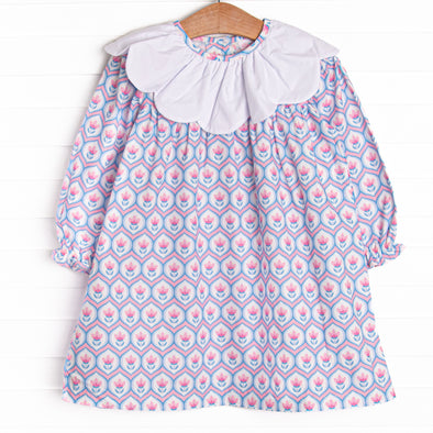 Groovy Gal Dress, Blue