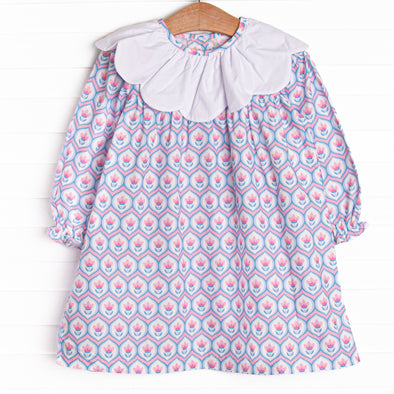 long sleeve smocked easter dress pink smocked dress Pink Smocked Dress Little Girl Dresses Heirloom smocking Easter Dresses