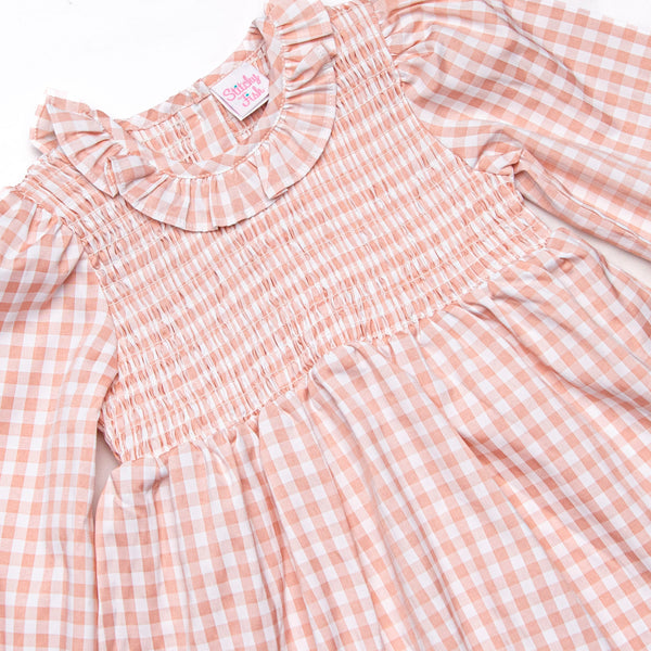 Going Gingham Legging Set, Pink