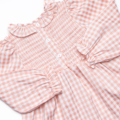 Going Gingham Legging Set, Pink