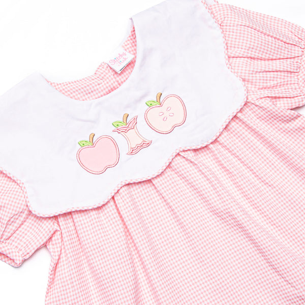 Core Curriculum Applique Ruffle Short Set, Pink
