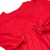 Bleu: Holly & Bows Long Sleeve Bubble, Red
