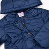 Hooded Puffer Coat, Navy