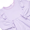 Claire Long Sleeve Dress, Purple Stripe