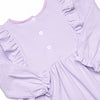 Claire Long Sleeve Dress, Purple Stripe