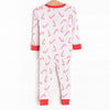 Peppermint Party Bamboo Pajama Set, Red
