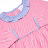 Zoe Diaper Set, Periwinkle and Medium Pink Stripe