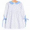 Berry Blue Buds Dress, Blue