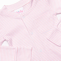 Striped Converter Gown, Pink