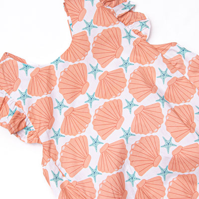 Seashore Shells Bubble, Orange