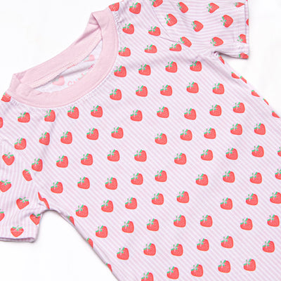 Sweetest Pick Bamboo Pajama Short Set, Pink